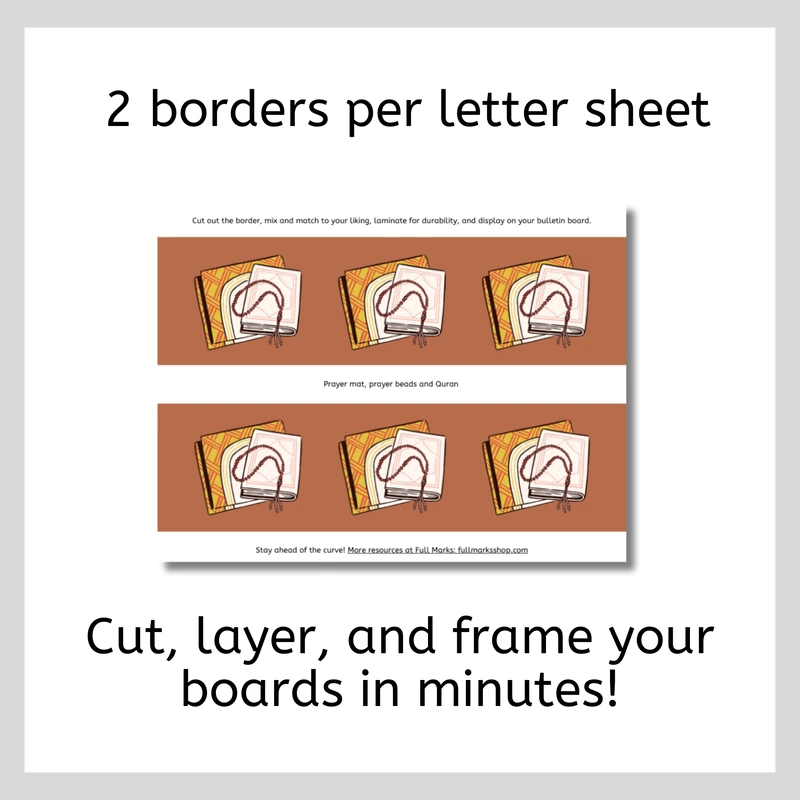 Eid Bulletin Board Borders